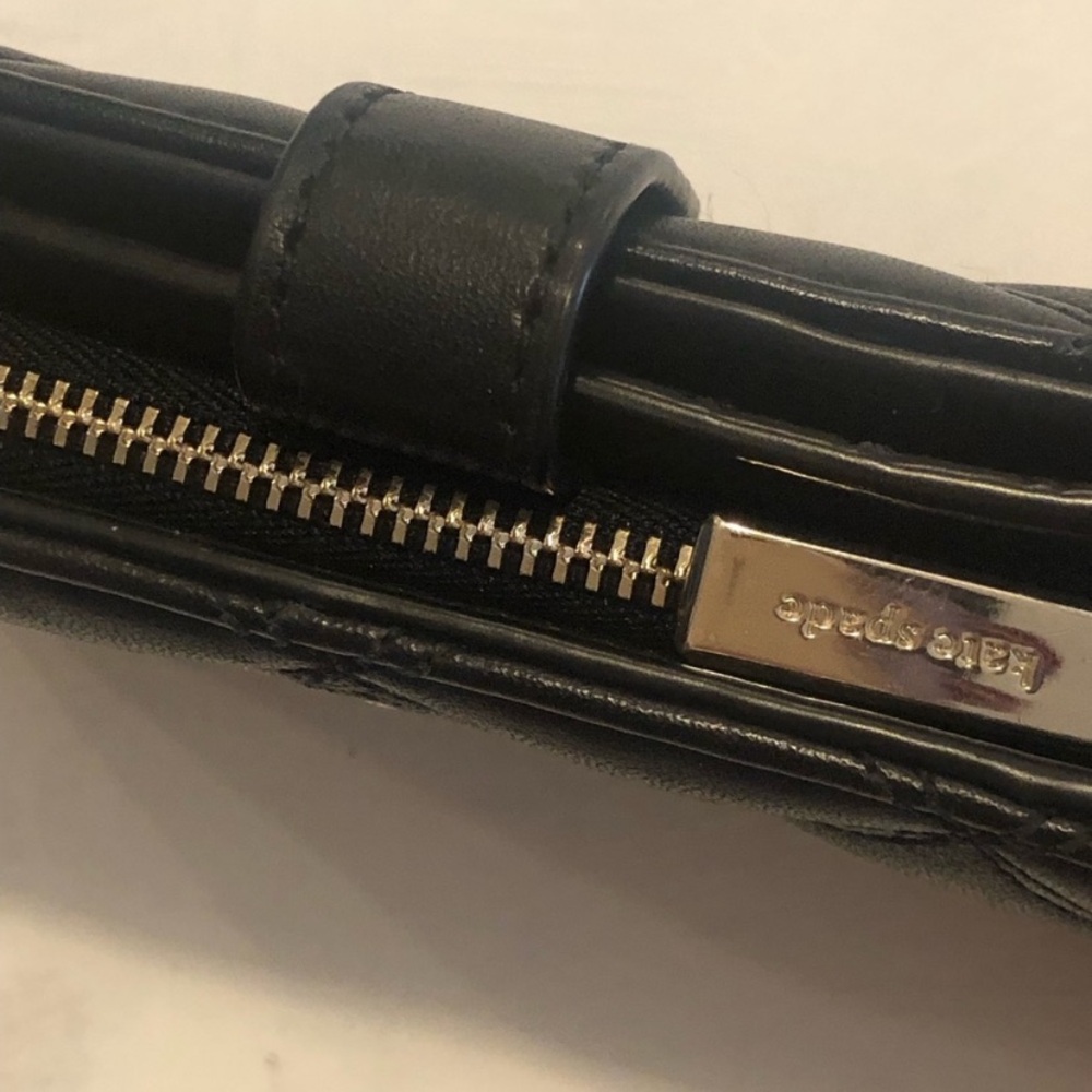 Kate Spade Black Quilted Leather Accessory - Picture 4 of 8